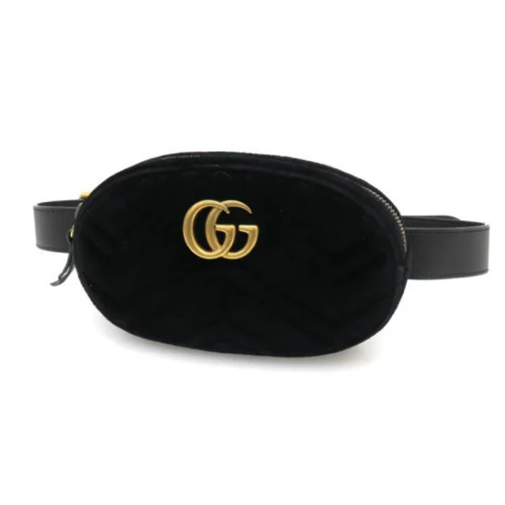 Gucci GG Marmont Velour Waist Bag